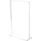 Plymor Clear Acrylic Sign Display / Literature Holder (Top-Load), 11" W x 17" H